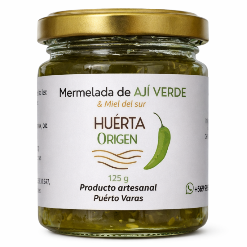 Mermelada de Ají Verde con Miel | Huerta Origen